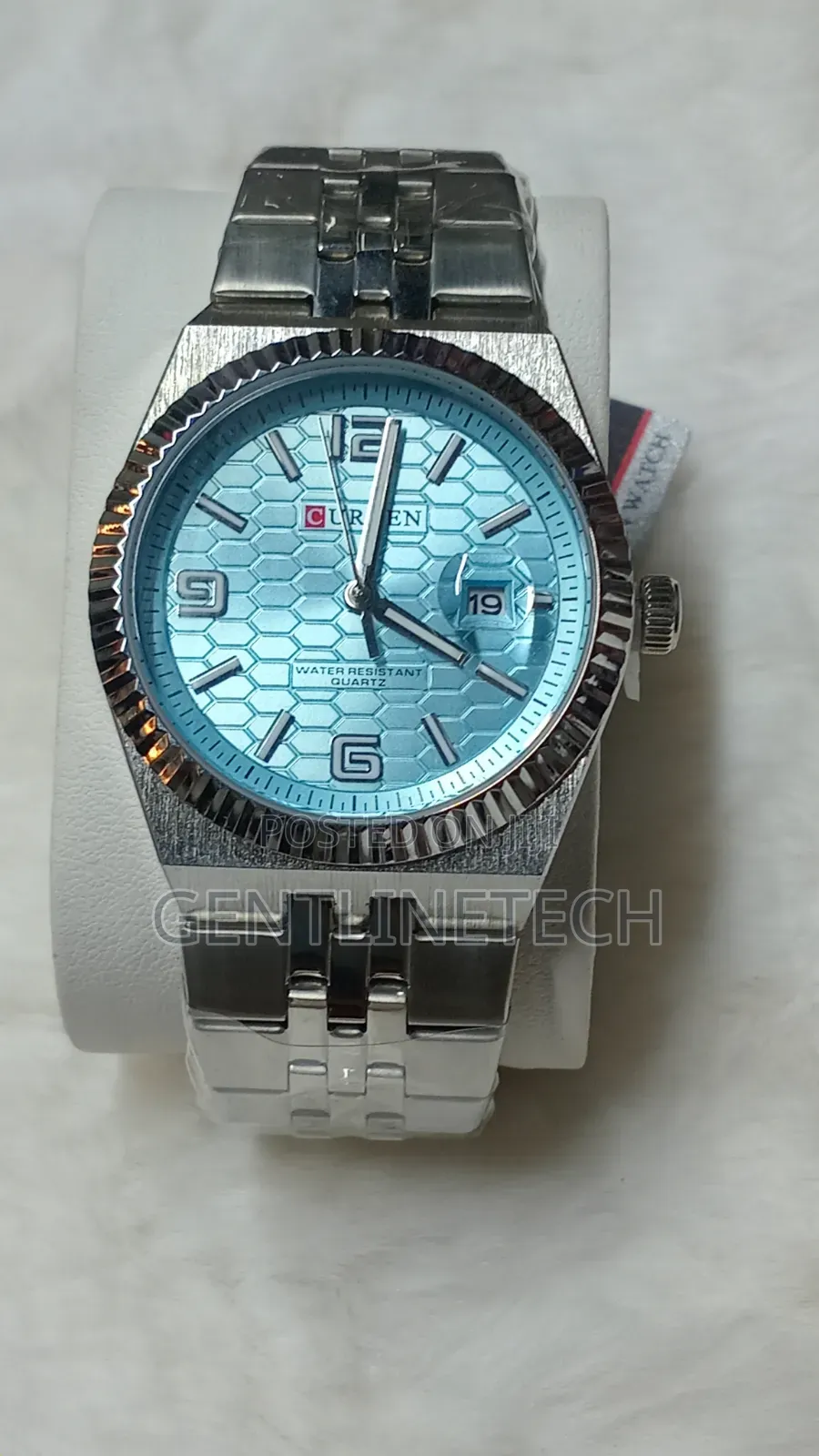 Curren M8498 Blue and Silver