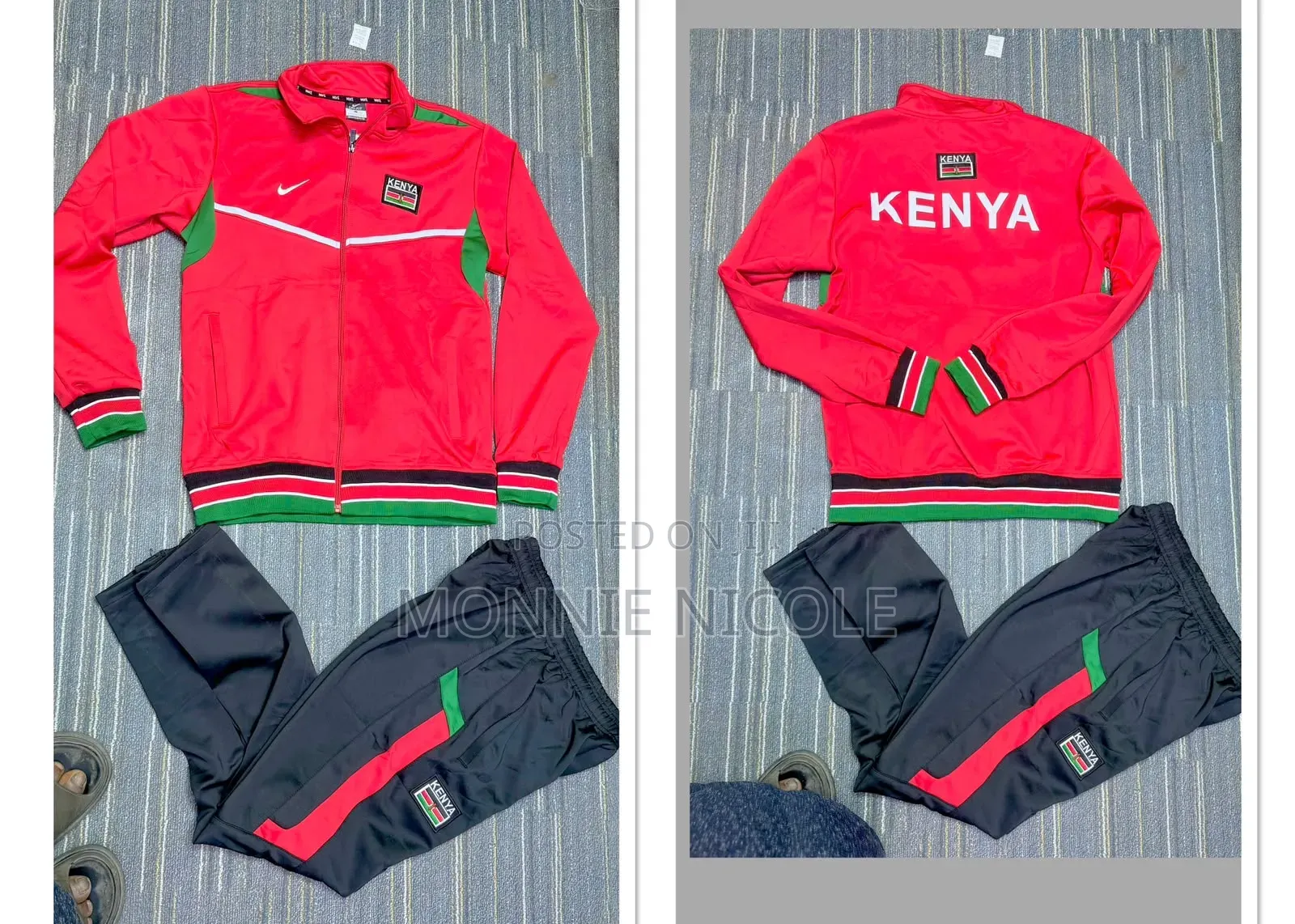 High Quality Kenya Tracksuit. Sport Tracksuit