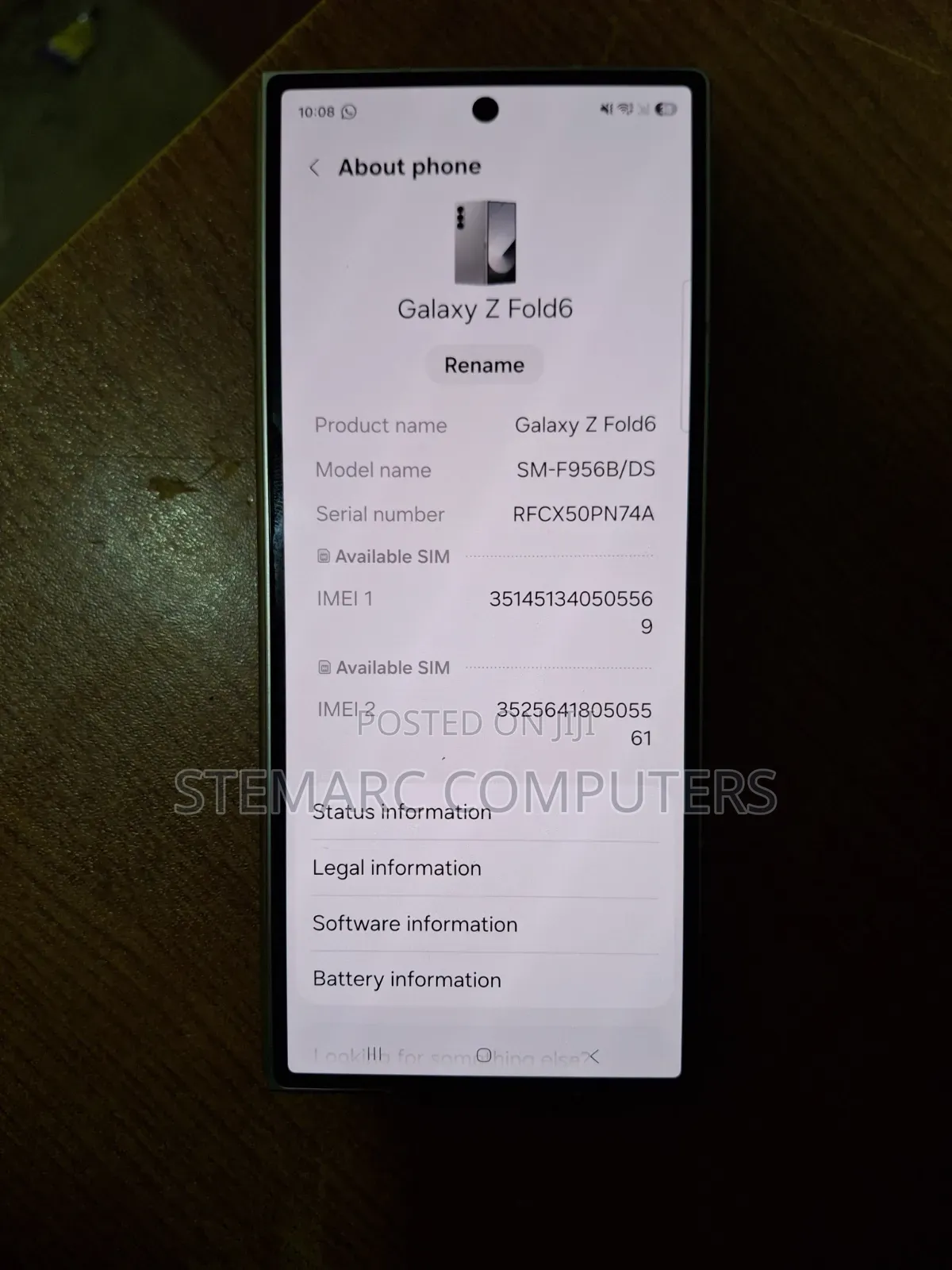 Samsung Galaxy Z Fold6 256 GB Gray