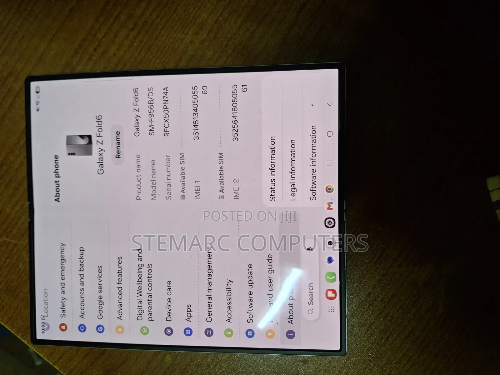 Samsung Galaxy Z Fold6 256 GB Gray
