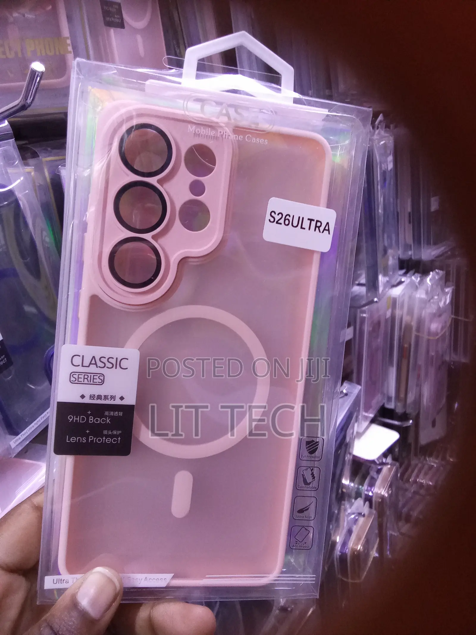 Samsung Galaxy S26 Ultra Magsafe Transluscent Matte Pink Case