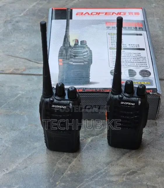 Rechargeable Walkie Talkies Long-Range Two Way Radio With Earpieces