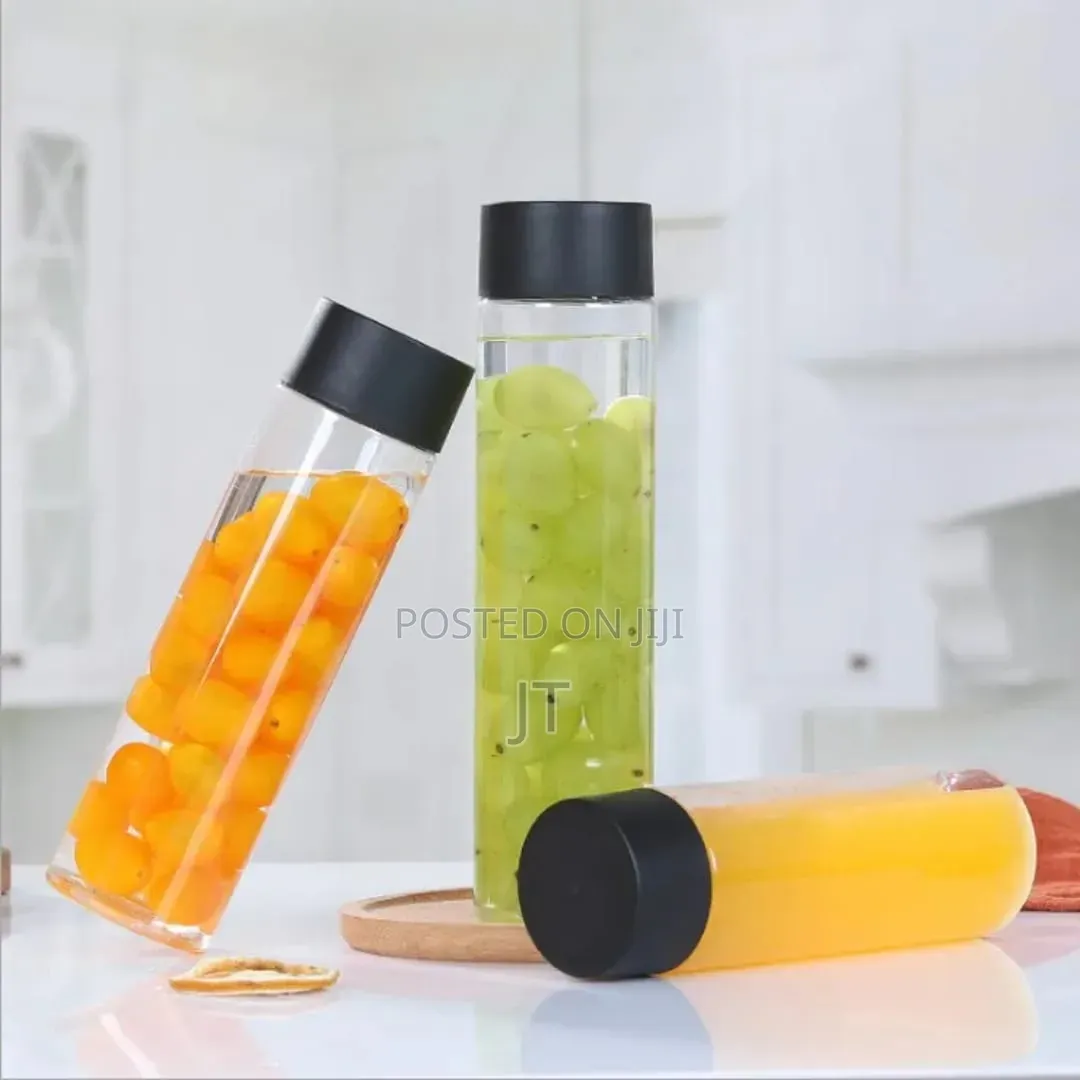 Set of 4 Reusable Juice Bottles