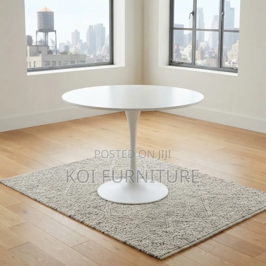 Coffee Table; Round Marble Home Office White Coffee Tables