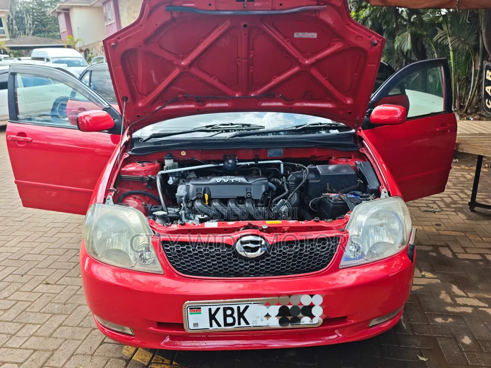 Toyota Corolla RunX 1.5 X AWD 2004 Red