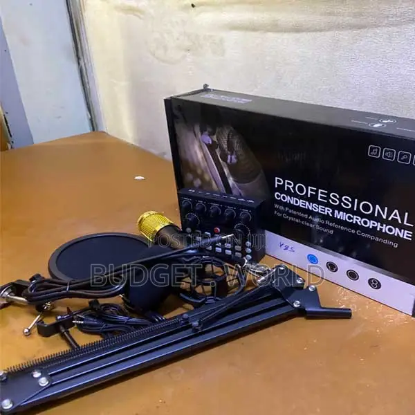 Podcasting, Streaming Recording BM-800 Mic Kit With V8S Sound Card