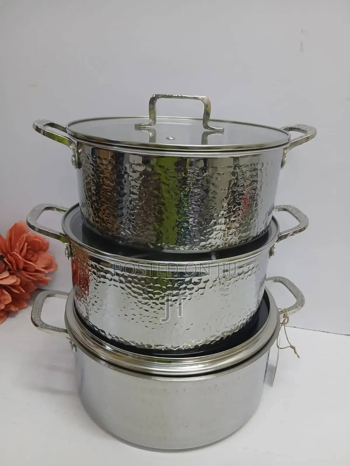 6 PCS Premium High Quality Stainless Steel Cookware Set