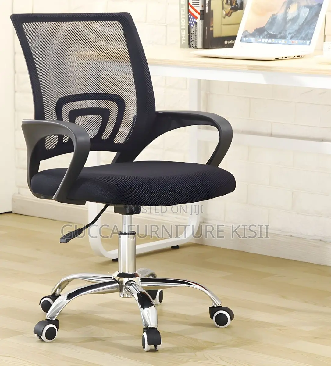Office Chair With Low Mesh Back.