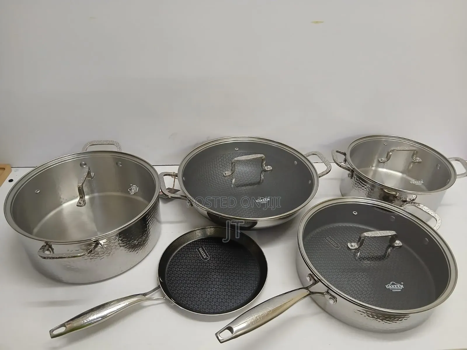 9pcs Set (Vk 56 ) Premium Tripply S/S Stainless Steel Cookware
