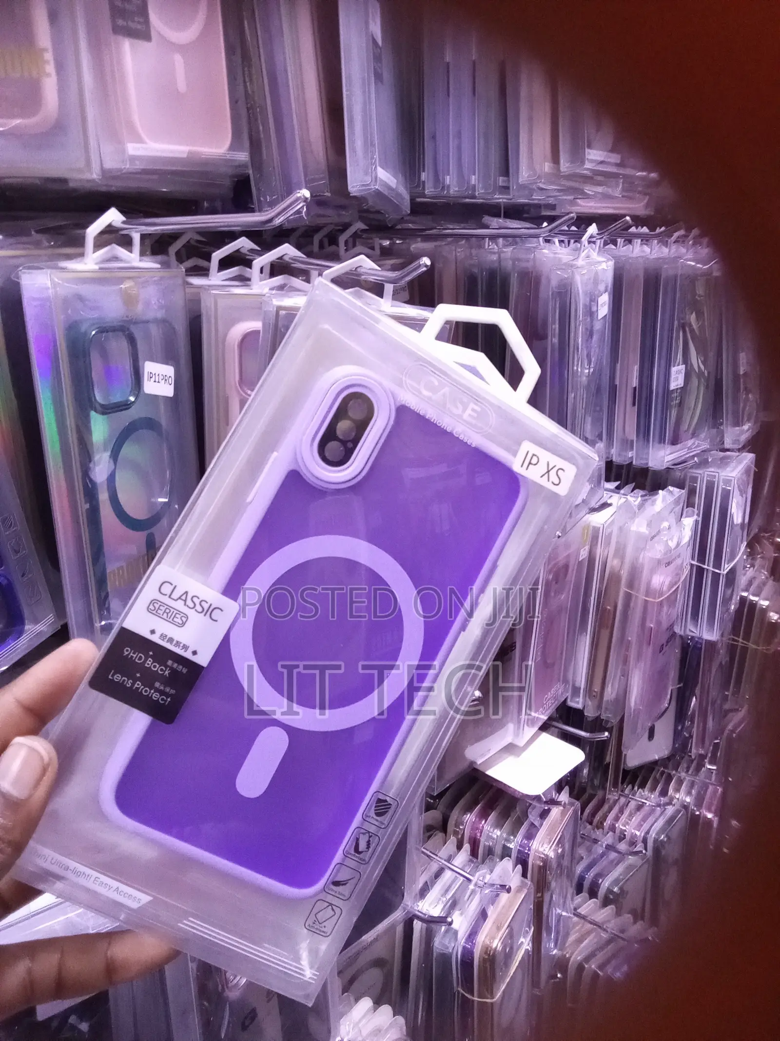 Purple Classic MagSafe Case Specifically for iPhone X and iPhone XS