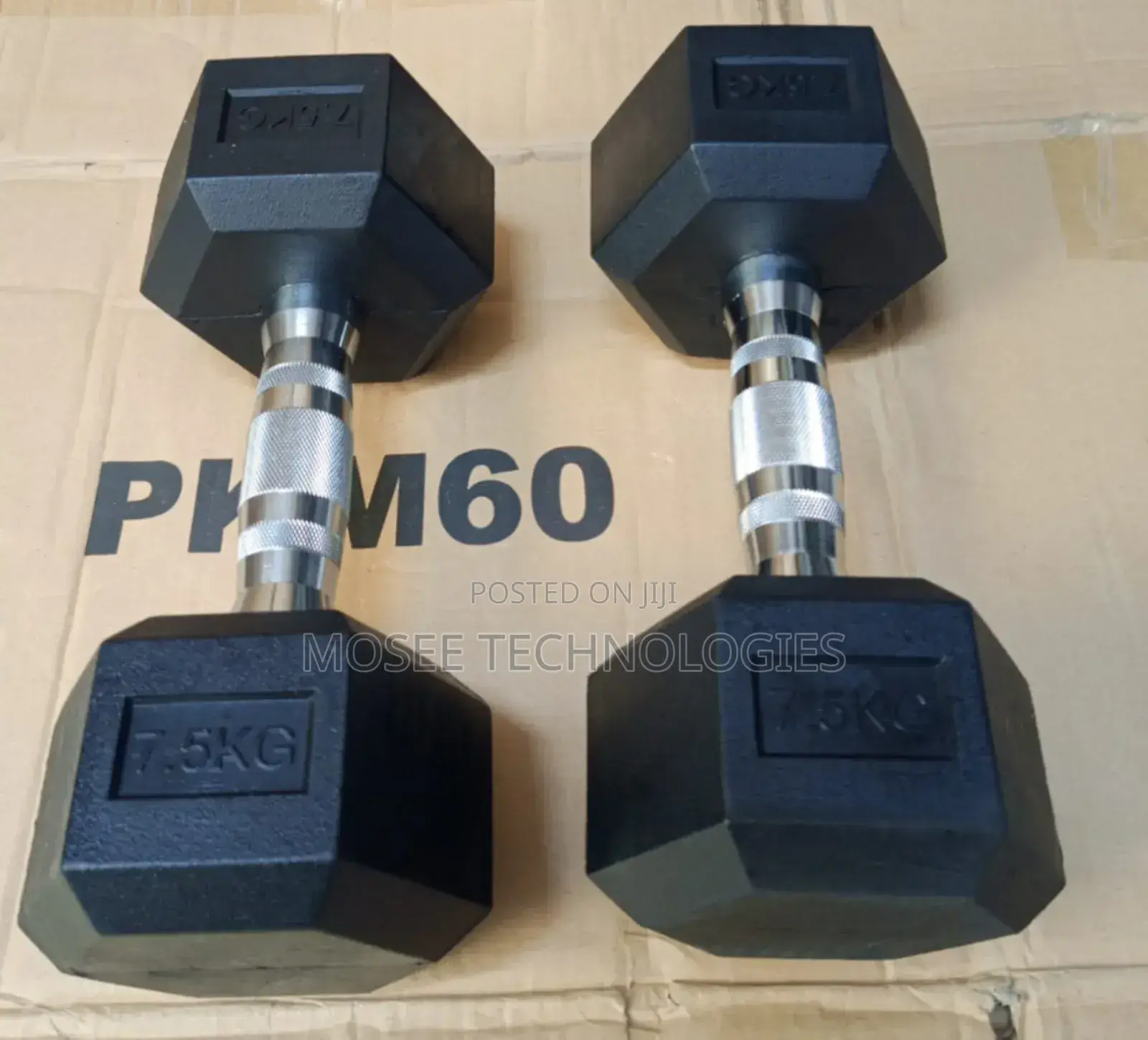 7.5kg Single Hex Dumbbell for Exercise & Training