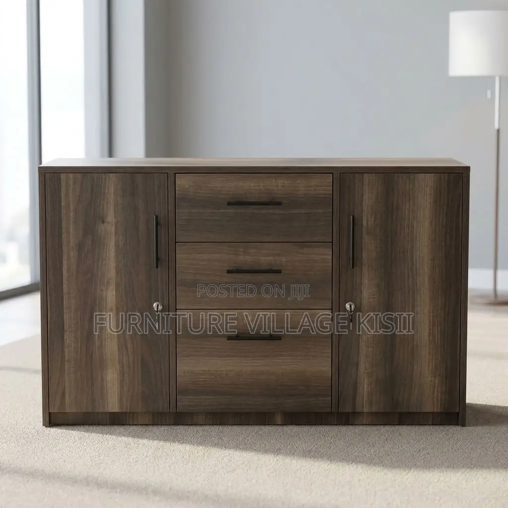 3-Door Wooden Cabinet