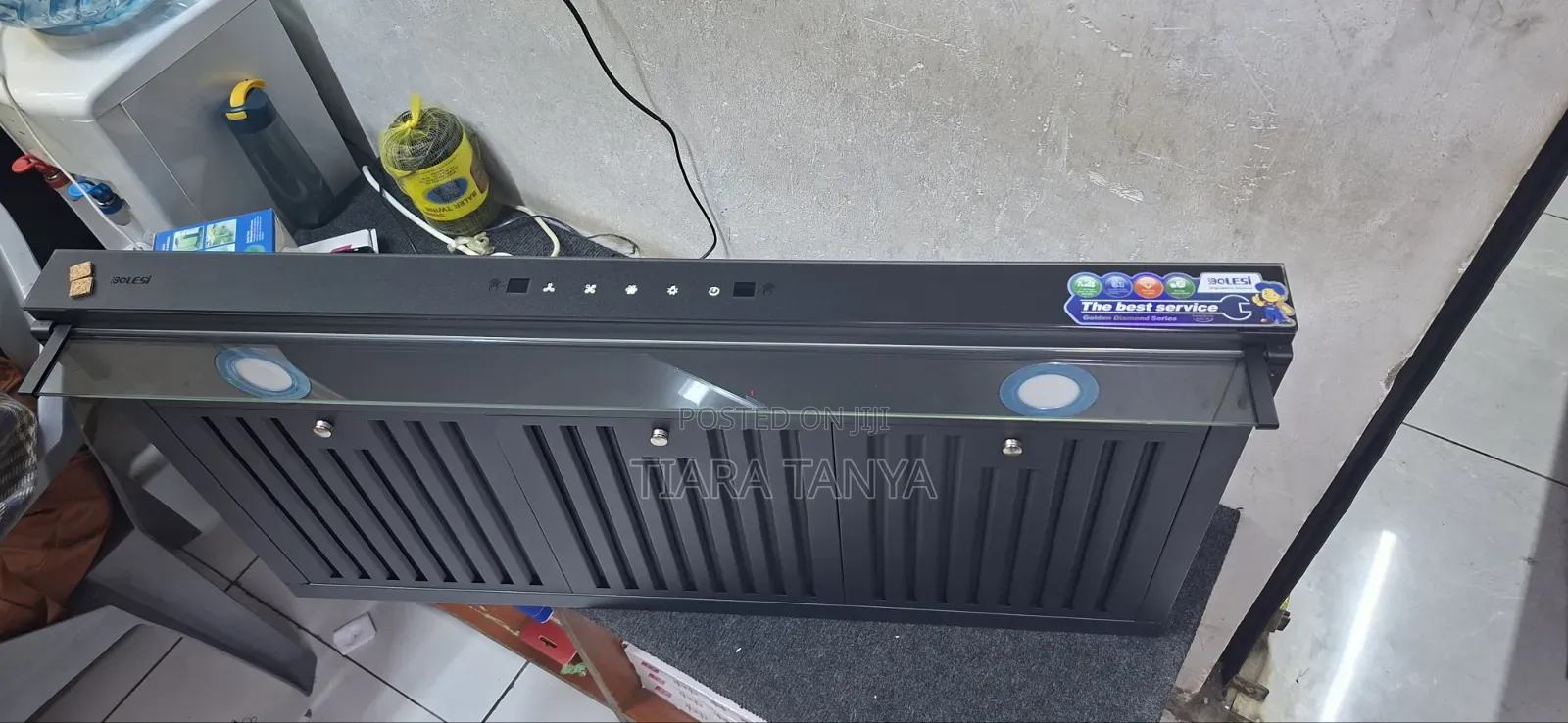 Bolesi 90cm Range Hood Golden Diamond Series Cooker Hood