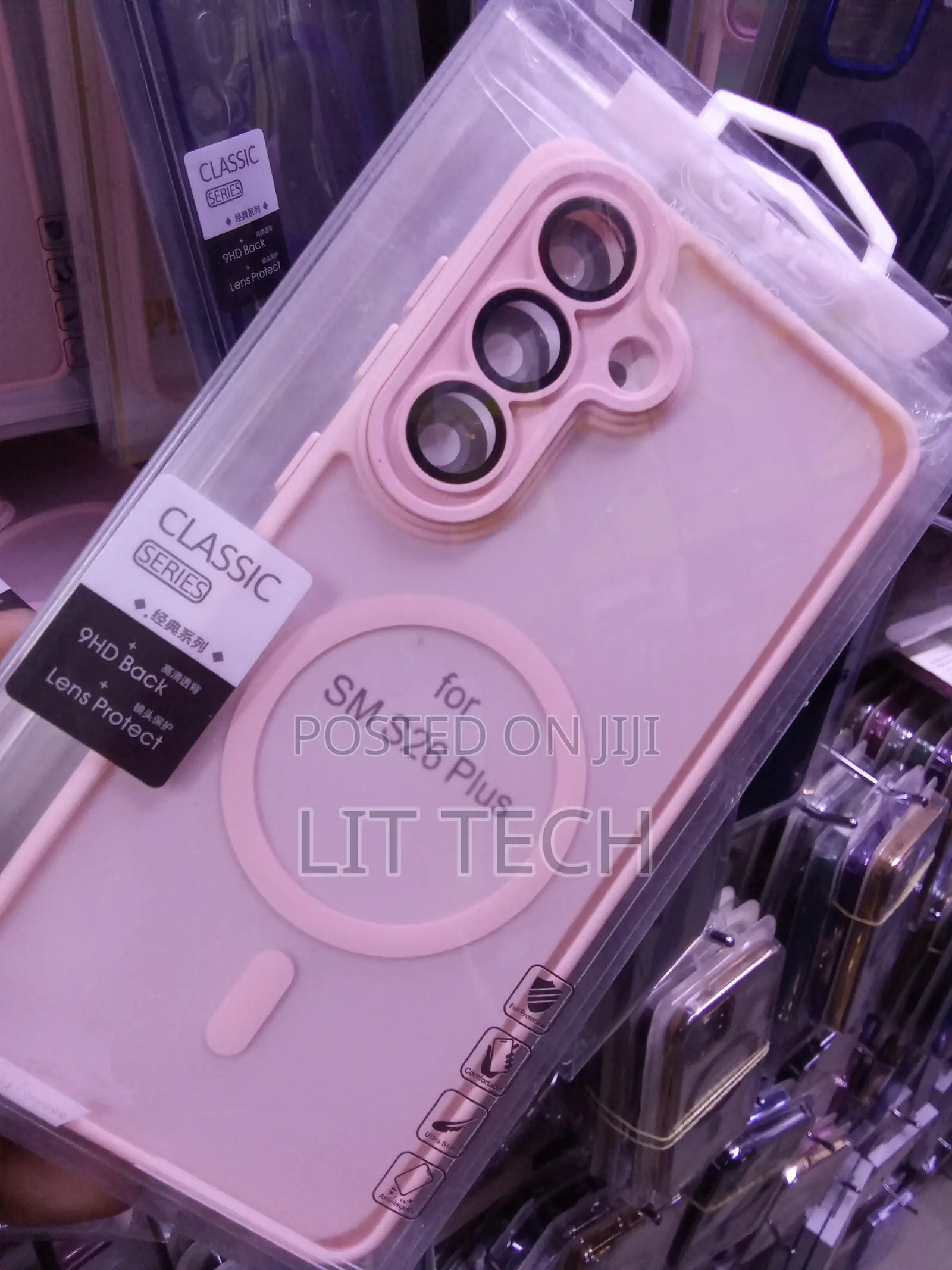 Samsung Galaxy S26 Plus Light Pink Magsafe Transluscent Ca With Lensse