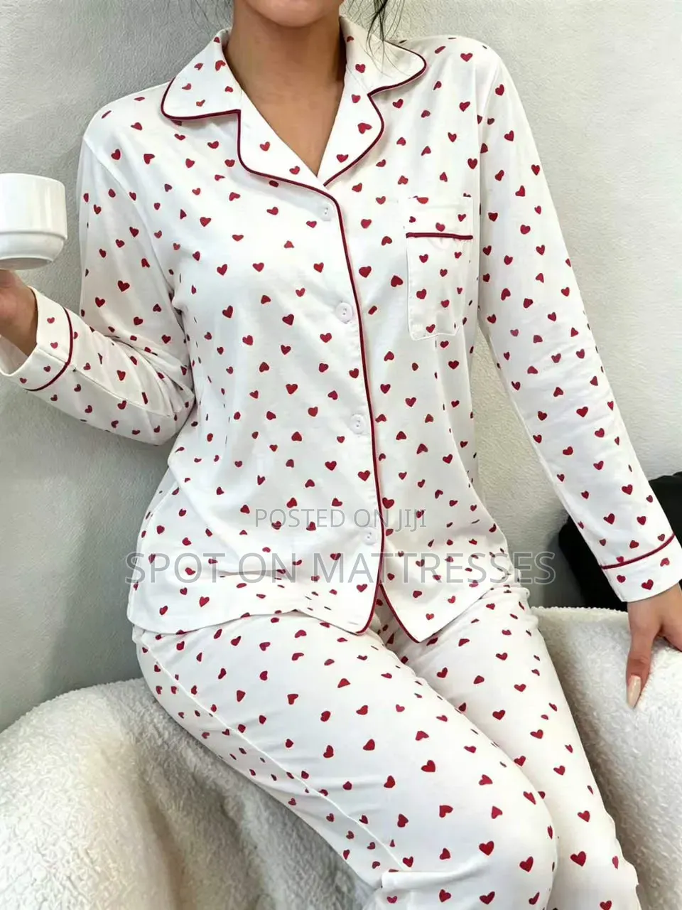 Pure Cotton. Two Piece Pajama Set. Sizes M-2xl. Nationwide Delivery.