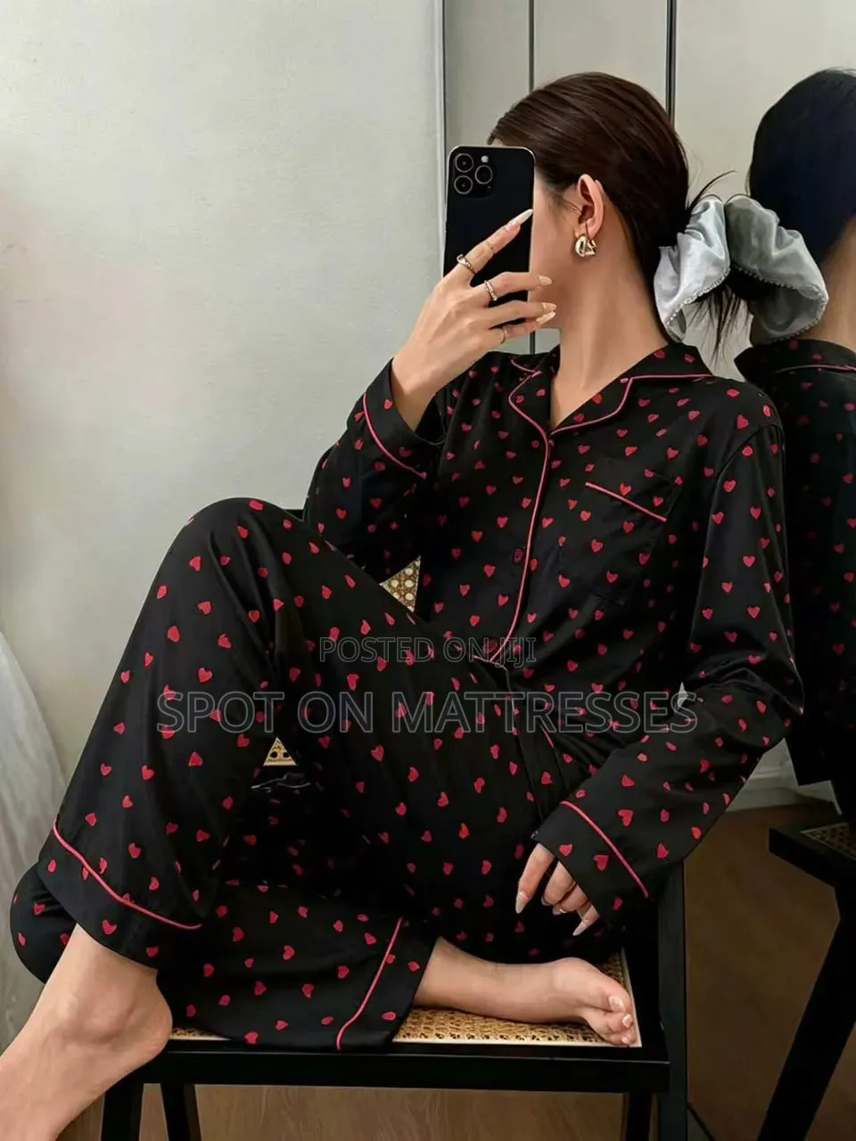 Pure Cotton. Two Piece Pajama Set. Sizes M-2xl. Nationwide Delivery.