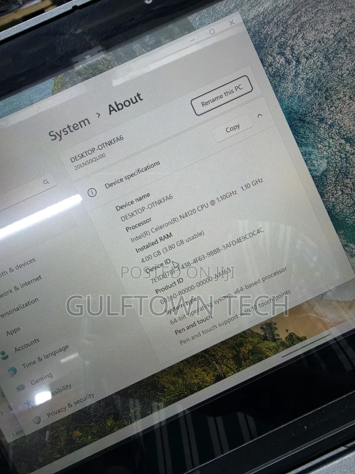 Laptop Lenovo Yoga 11e 4GB Intel Celeron SSD 128GB