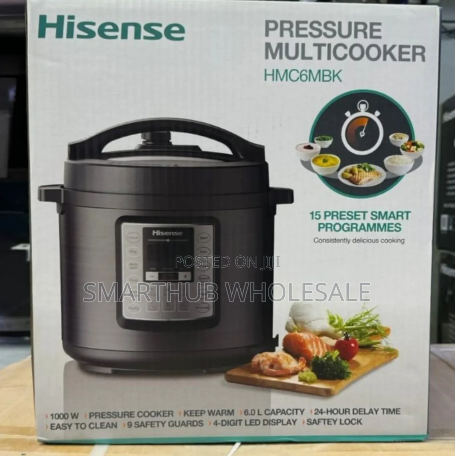 Hisense Pressure Cooker 6 Liters 6-in-1 Multi Cooker