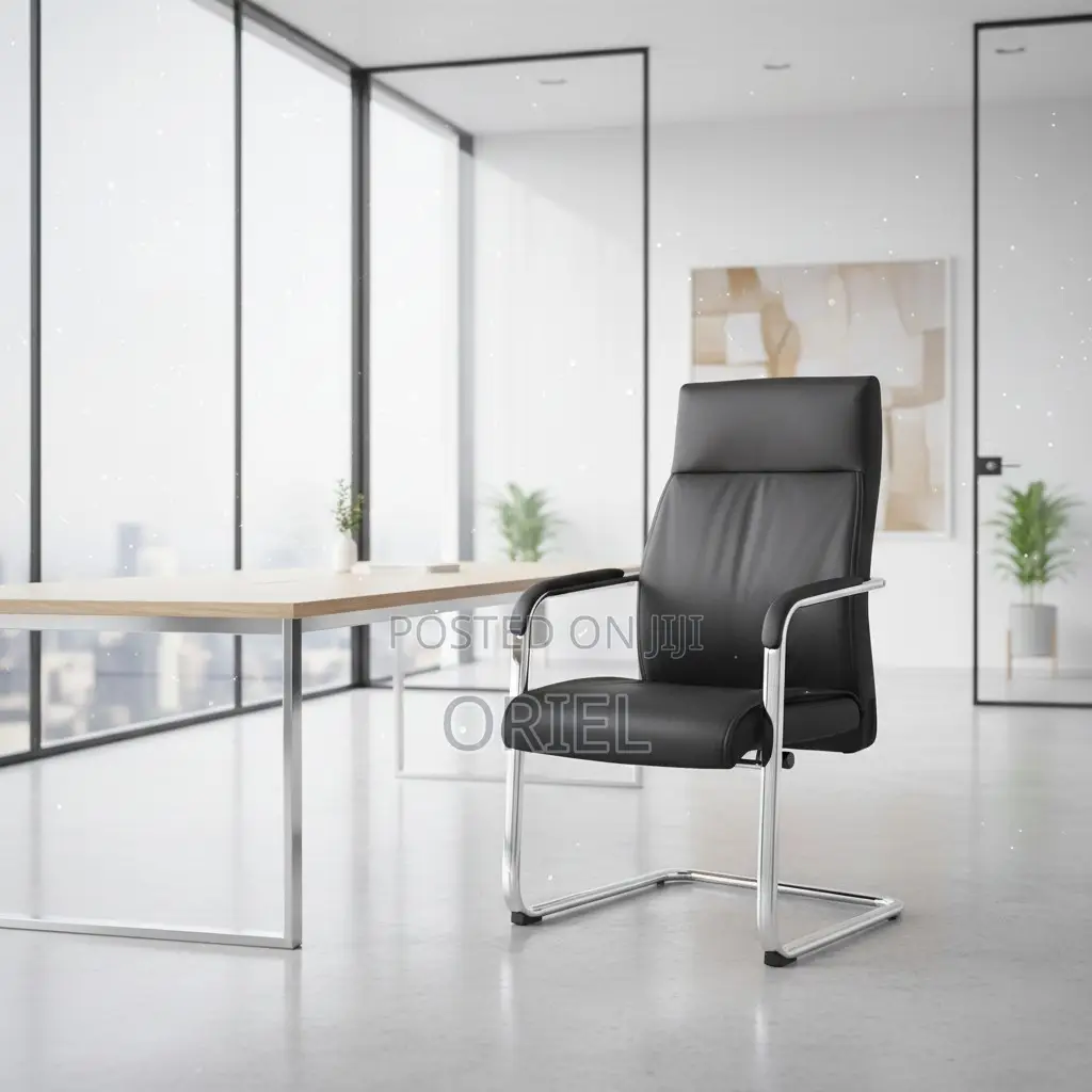Executive Leather Visitor Chair Kenya – Premium Office Guest Seating