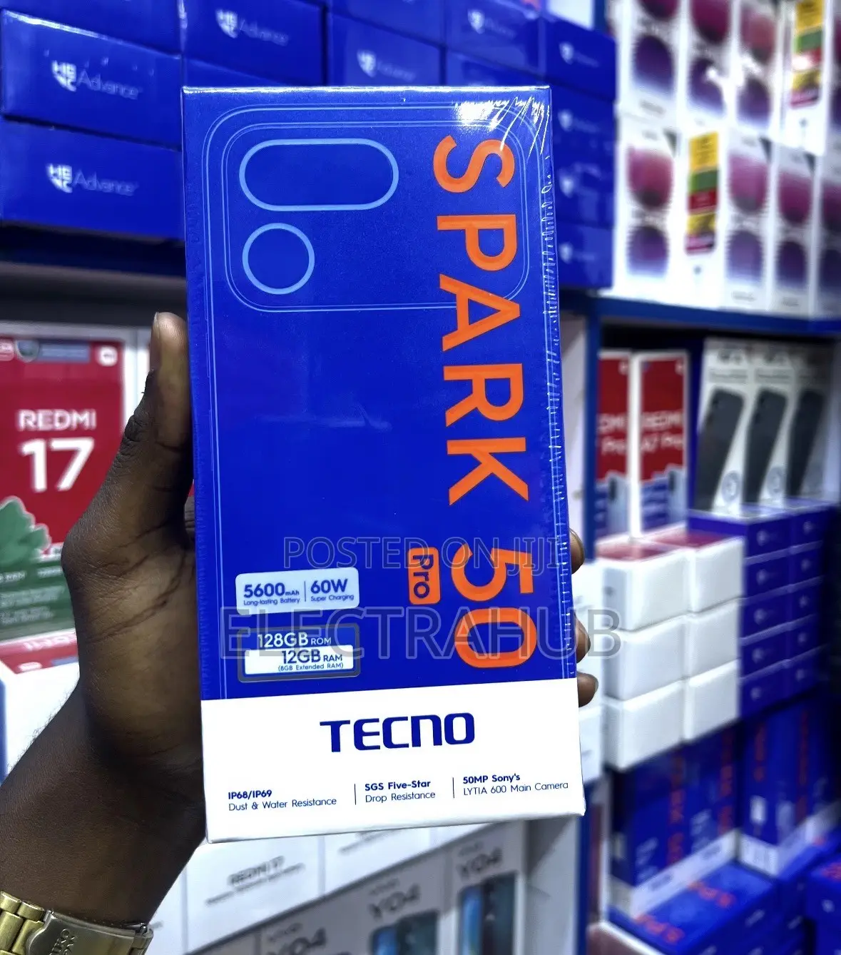 New Tecno Spark 50 Pro 256 GB Blue