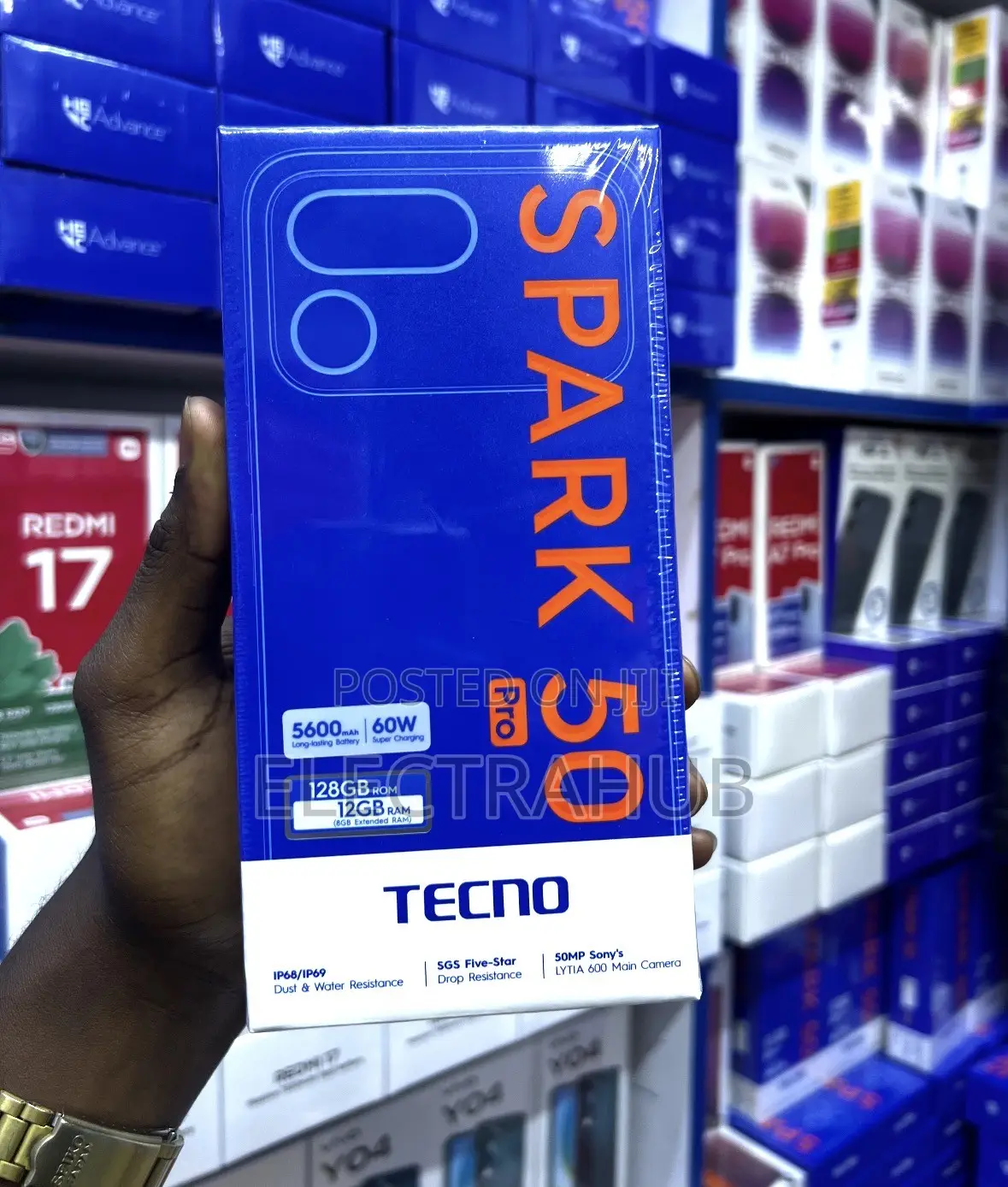 New Tecno Spark 50 Pro 256 GB Blue