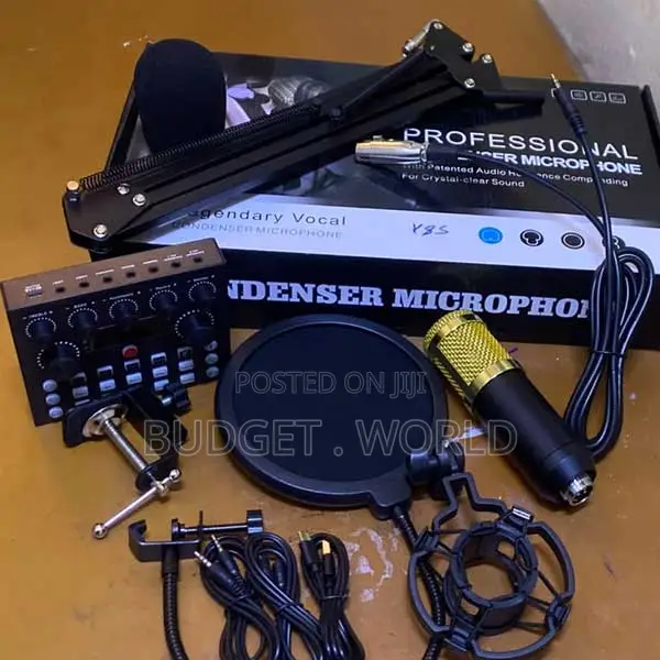 Streaming Recording BM-800 Professional Condenser Mic Kit With V8S