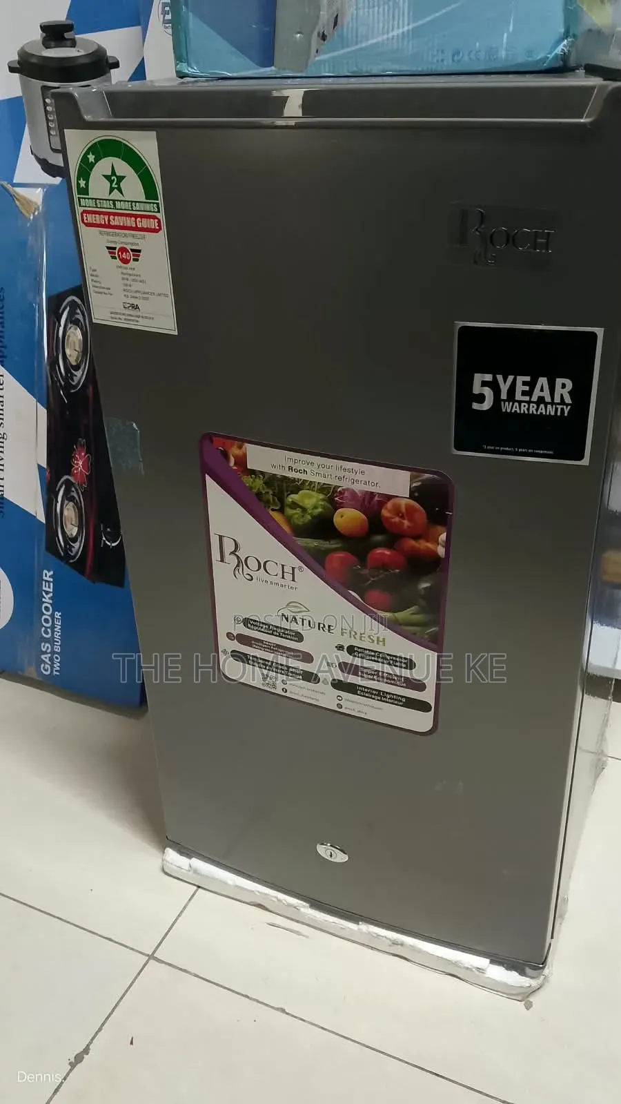 *Roch 90L Single Door Fridge