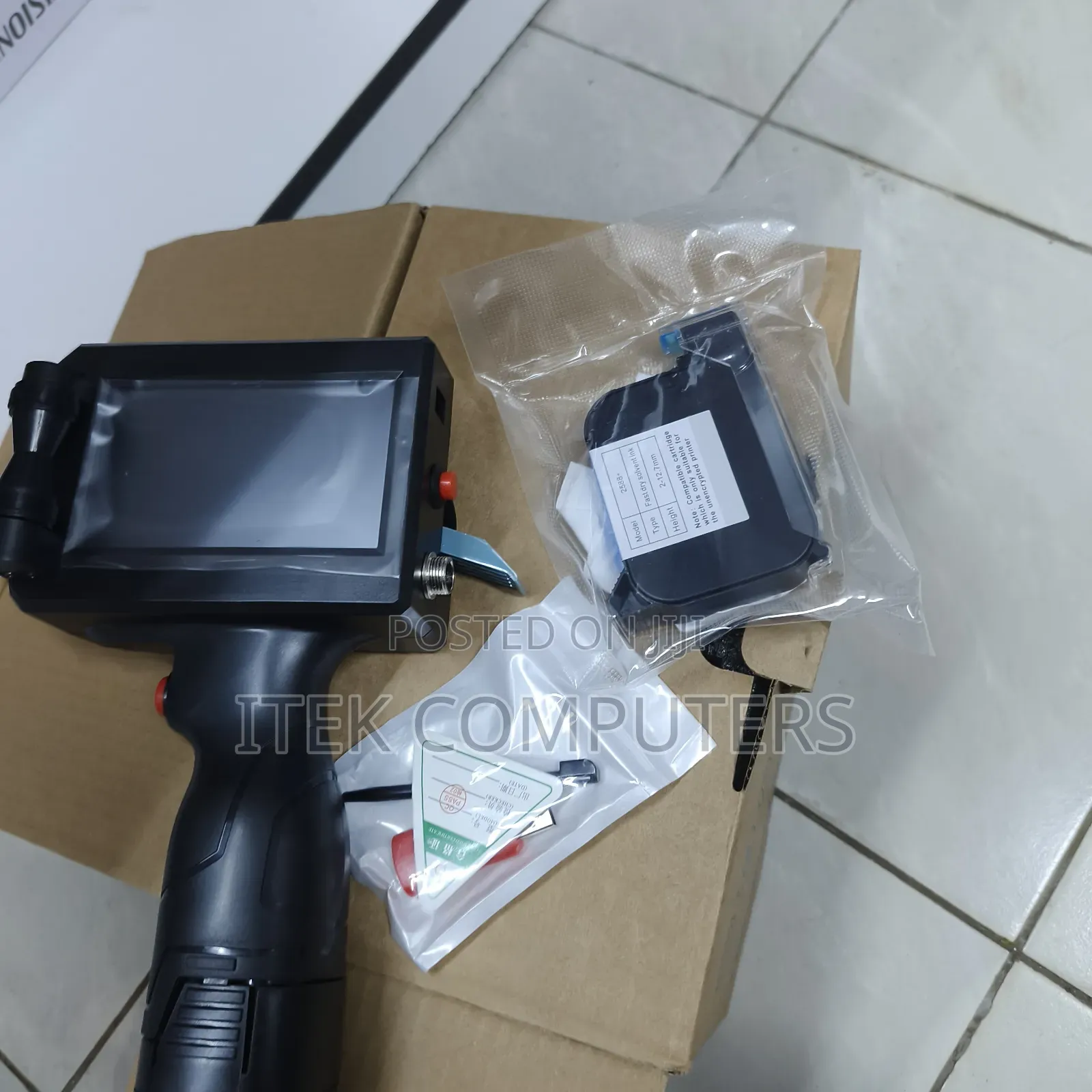 Portable 12.7mm Inkjet Coding Machine for Carton Identification