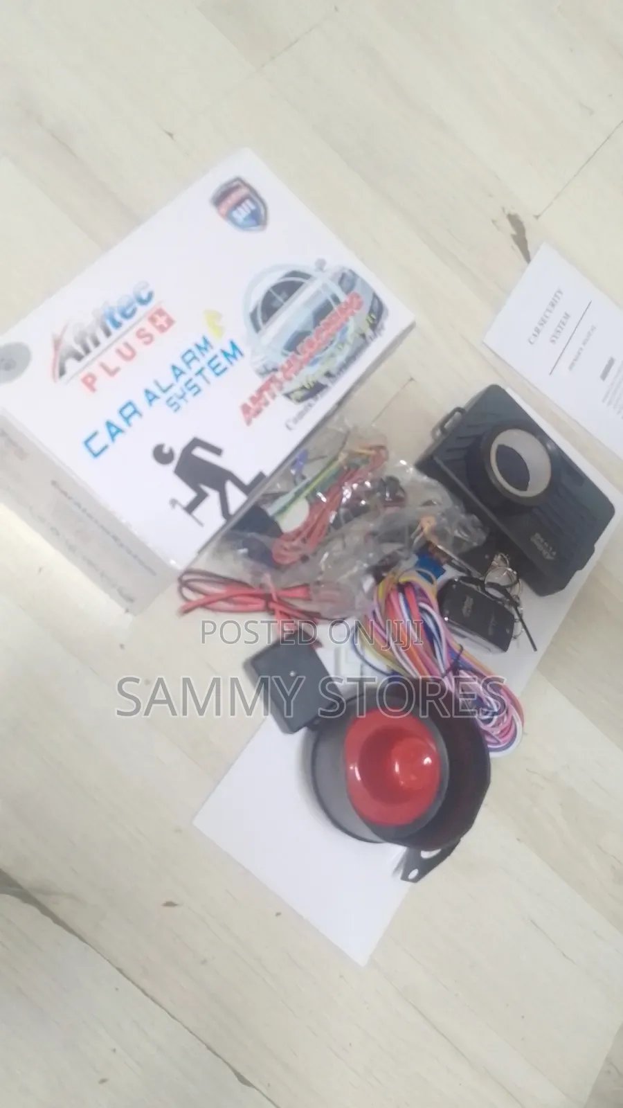 Vehicle Anti-Theft Alarm With Engine Cut-Off Central Locking