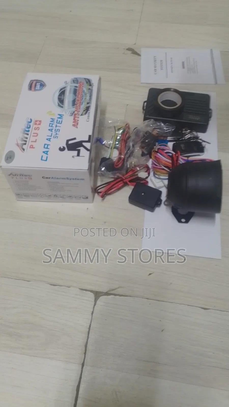 Vehicle Anti-Theft Alarm With Engine Cut-Off Central Locking