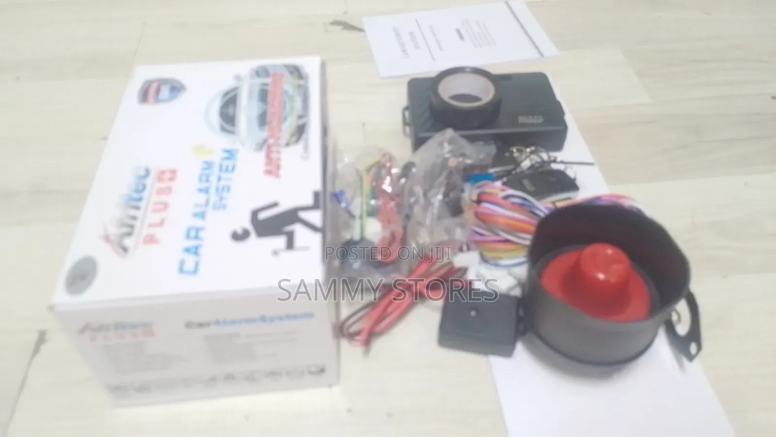 Universal Vehicle Alarm System With Dual-Stage Shock Sensor