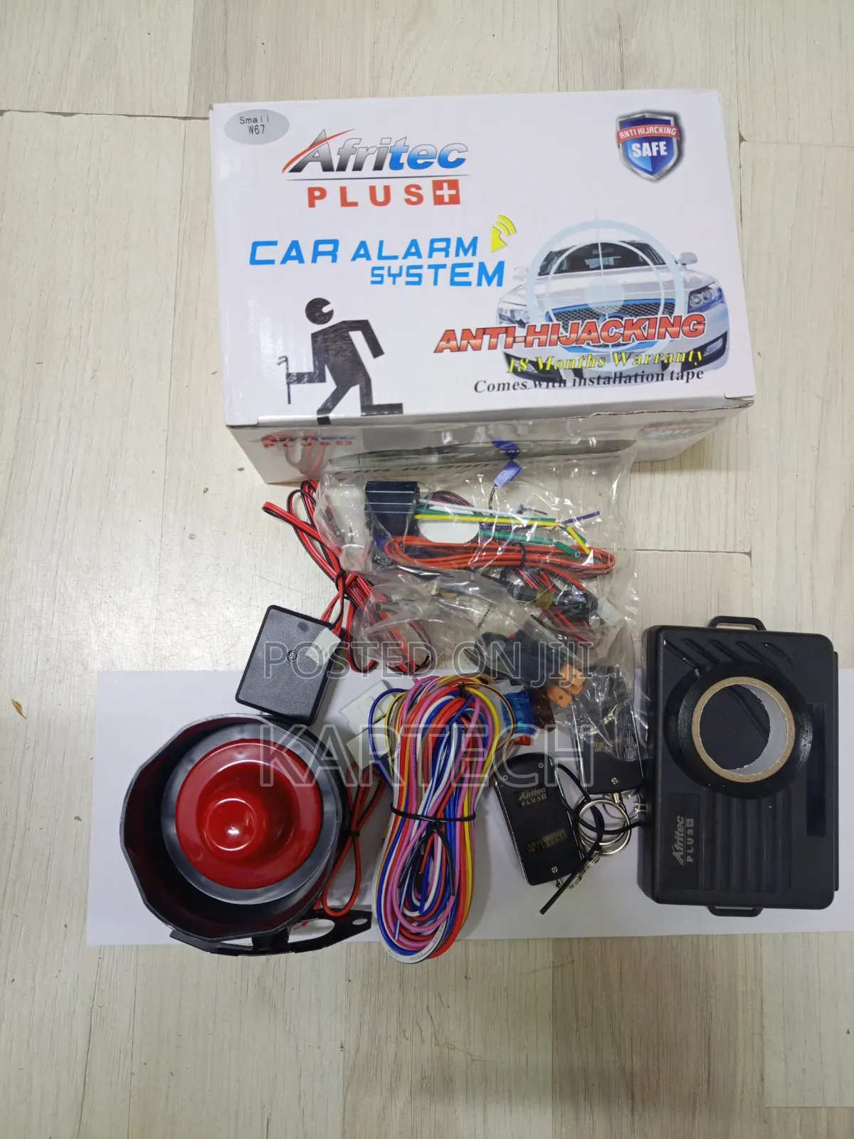 Afritec Plus Car Security Car Alarm With Engine Cut-Off