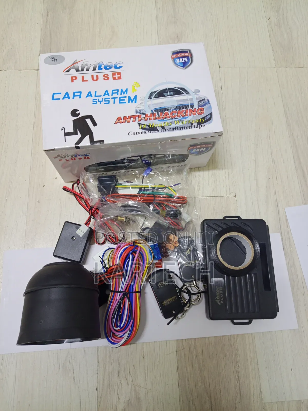 Afritec Plus Car Security Car Alarm With Engine Cut-Off