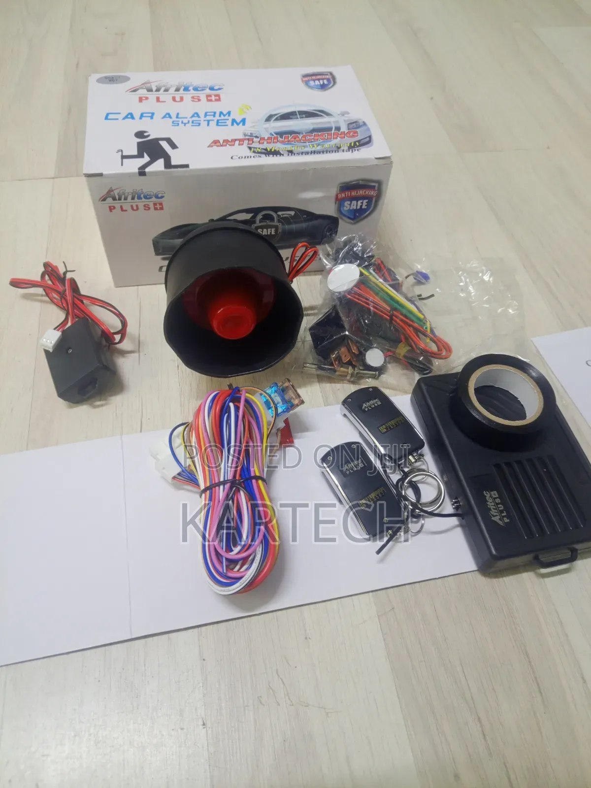 Afritec Plus Anti-Carjacking Alarm With Central Locking and Cut Off