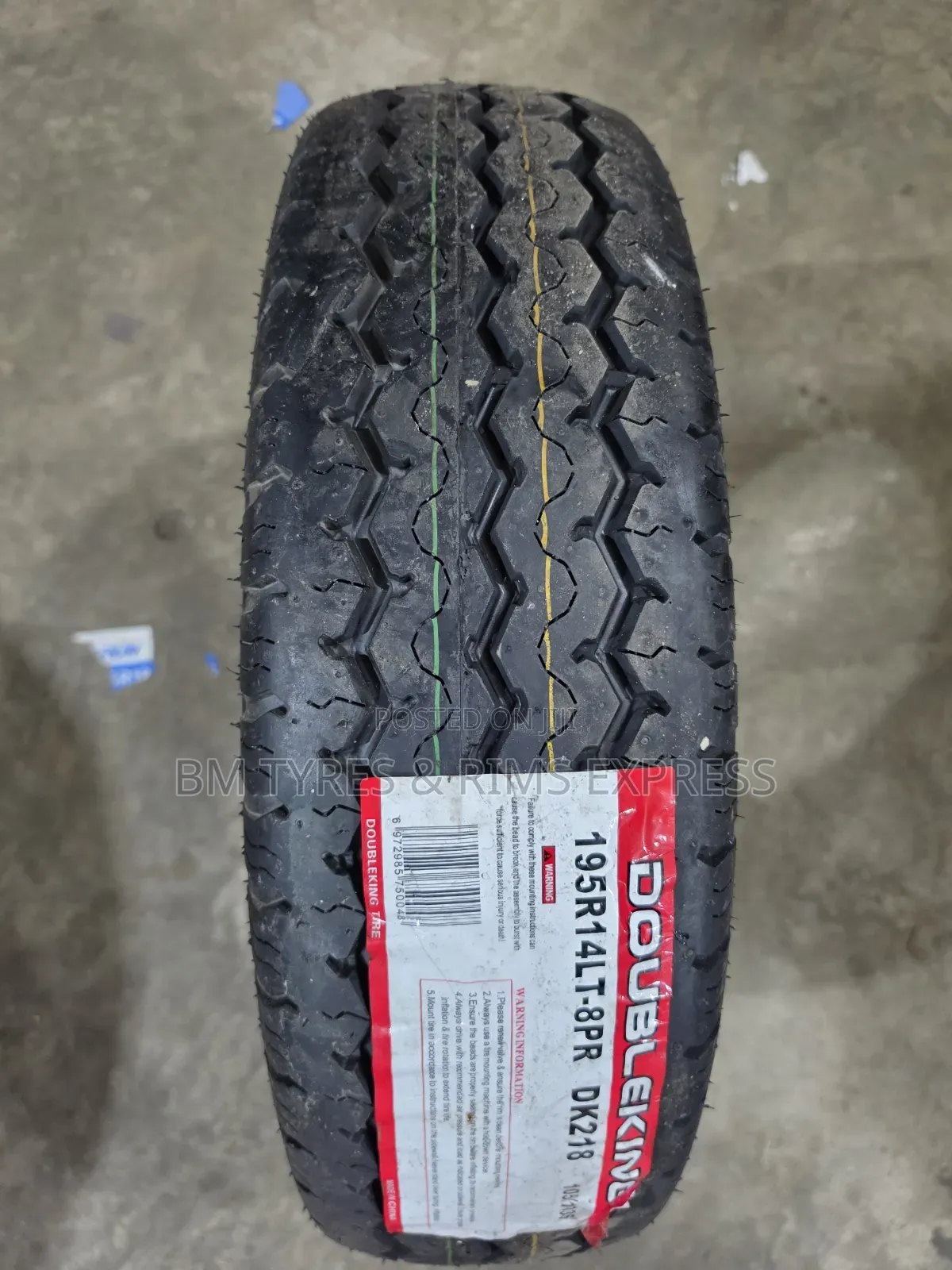 195 R14 Doubleking Tyres (Commercial)
