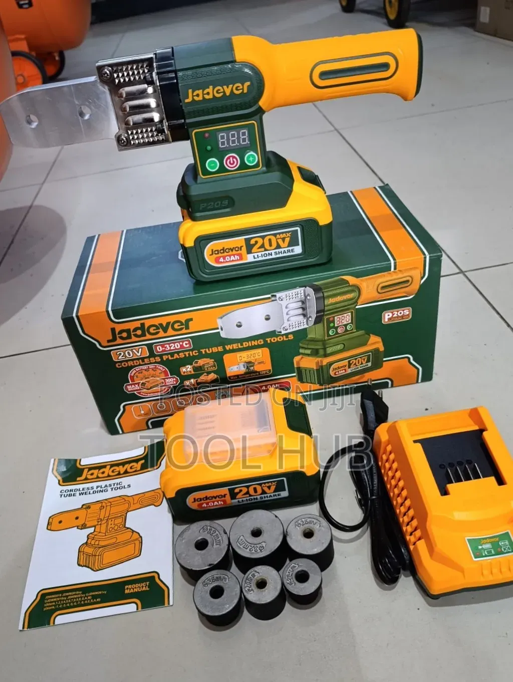 Jadever 20V Cordless Plastic Tube Welding Tool