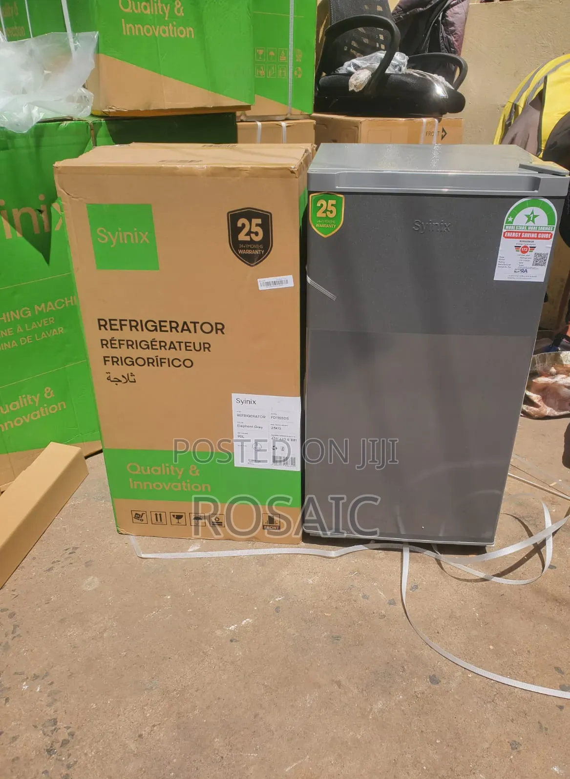 90 Litres Syinix Single Door Refrigerator