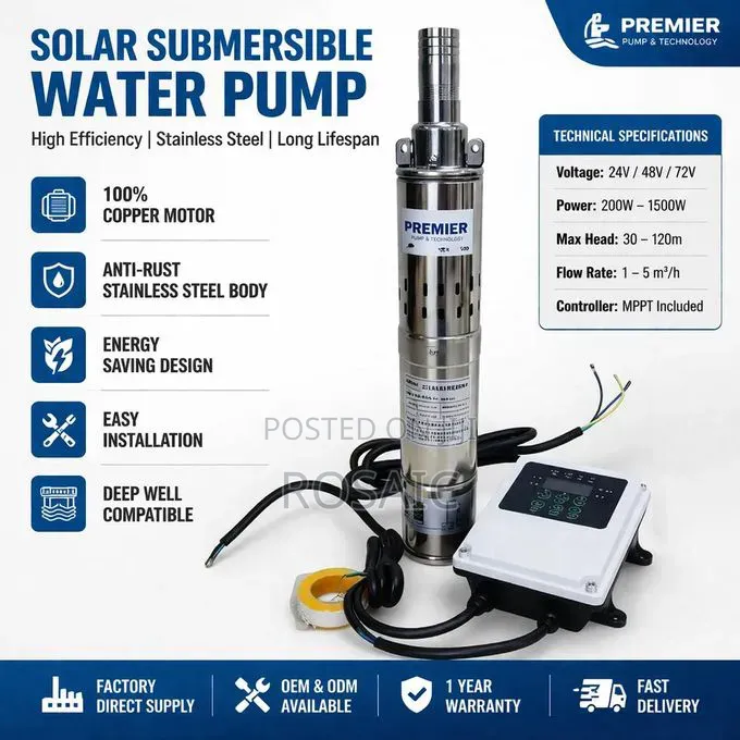 AC/Dc Solar Pump Premier