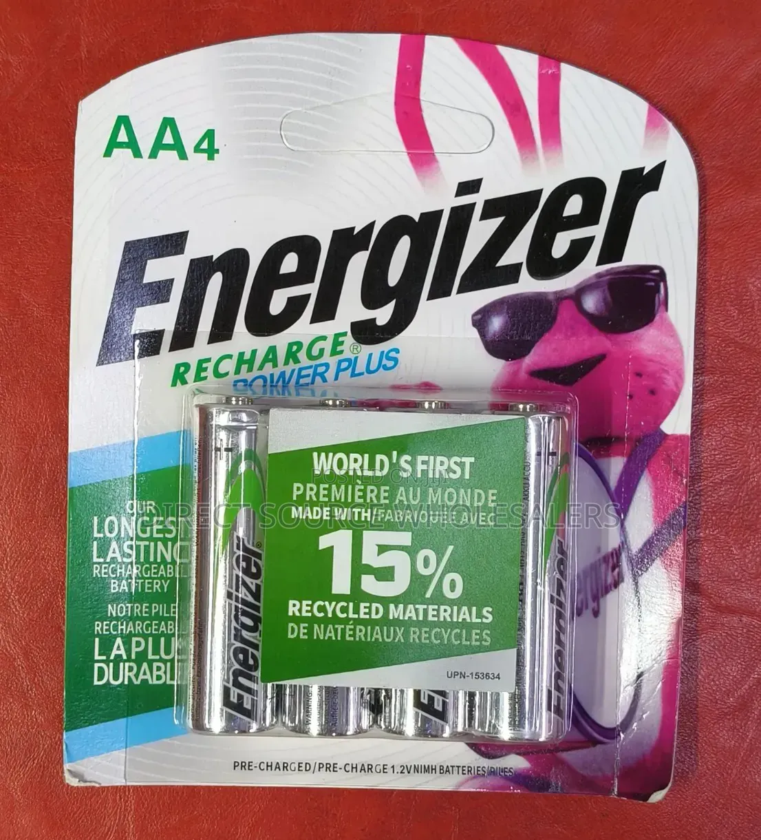 Rechargeable Energizer AA Batteries 4 Pack