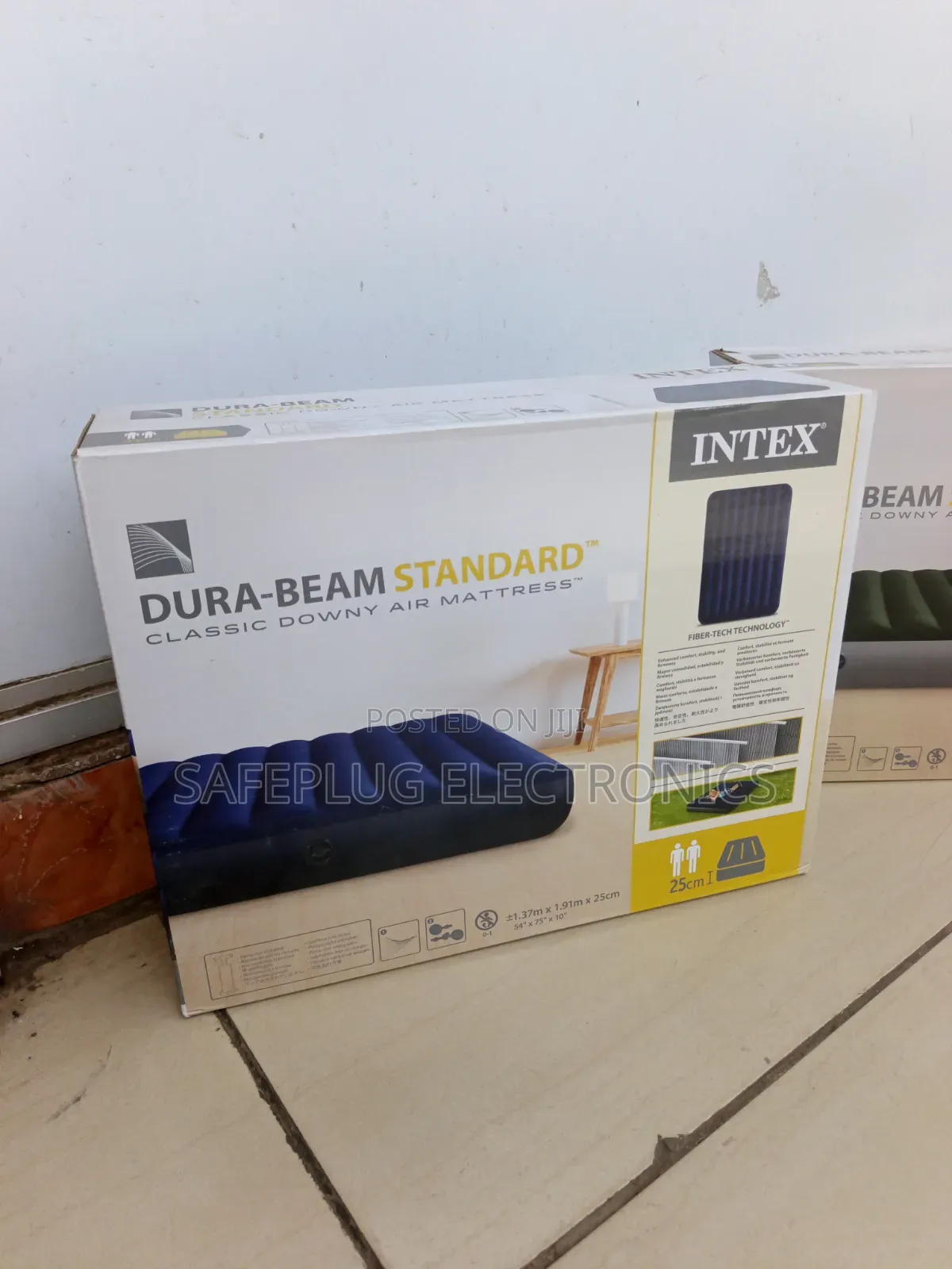 Original Intex 4×6 Dura-Beam Air Bed for Home, Guests Travel