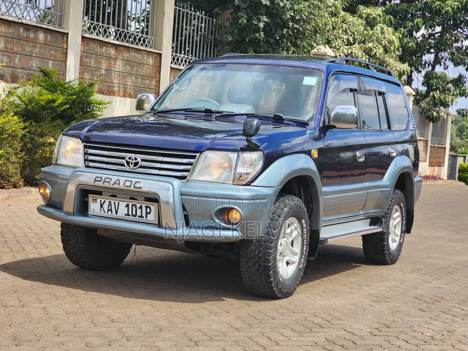 Toyota Land Cruiser Prado 3.0 D-4D 5dr 2000 Blue