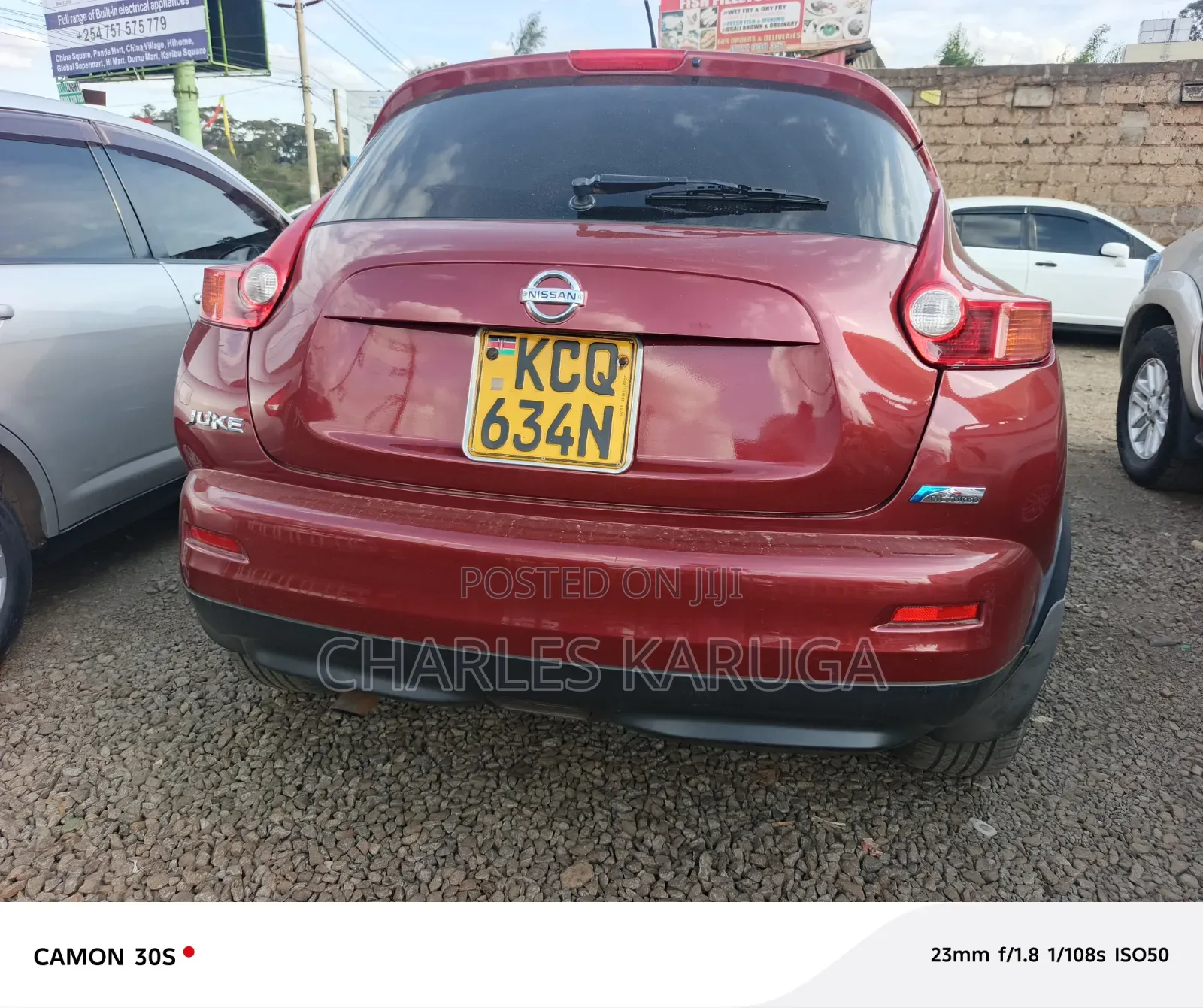 Nissan Juke 2011 Maroon
