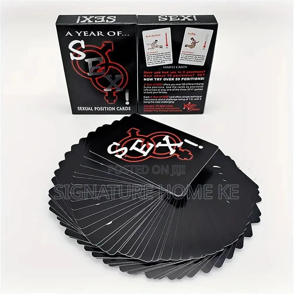 Adults Sex Position Game Cards