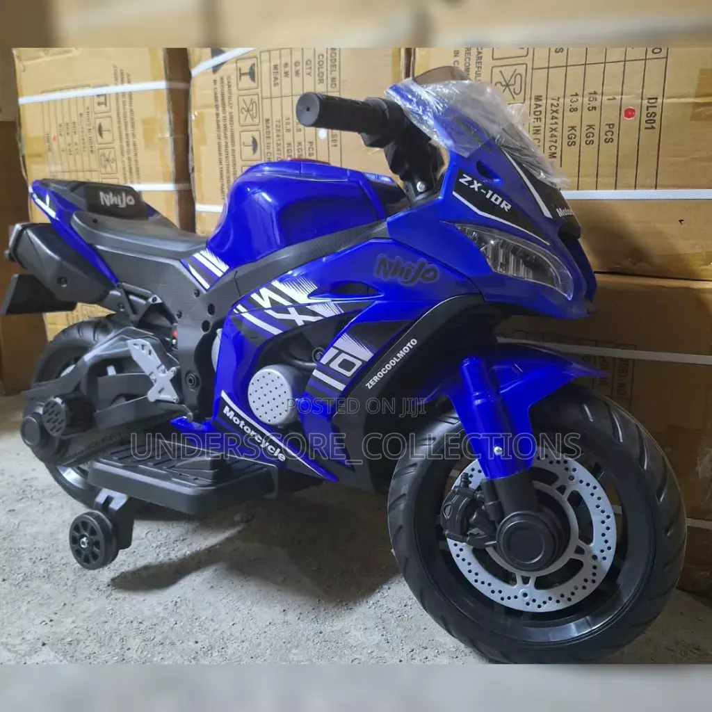 Kids Electric Motorbikes With Rubber Wheels