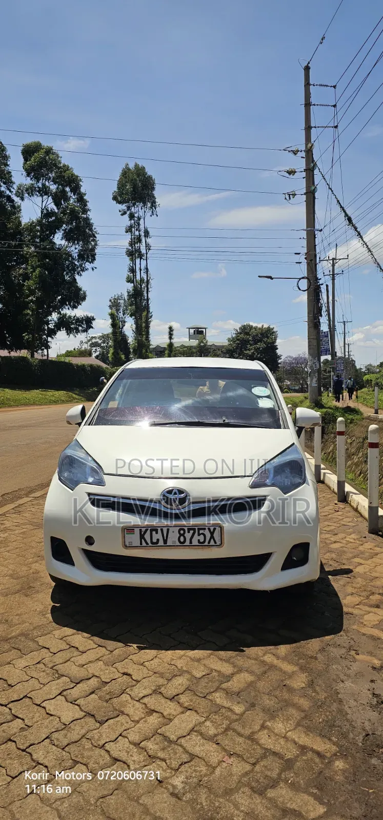 Toyota Ractis 1.5 AWD 2012 White
