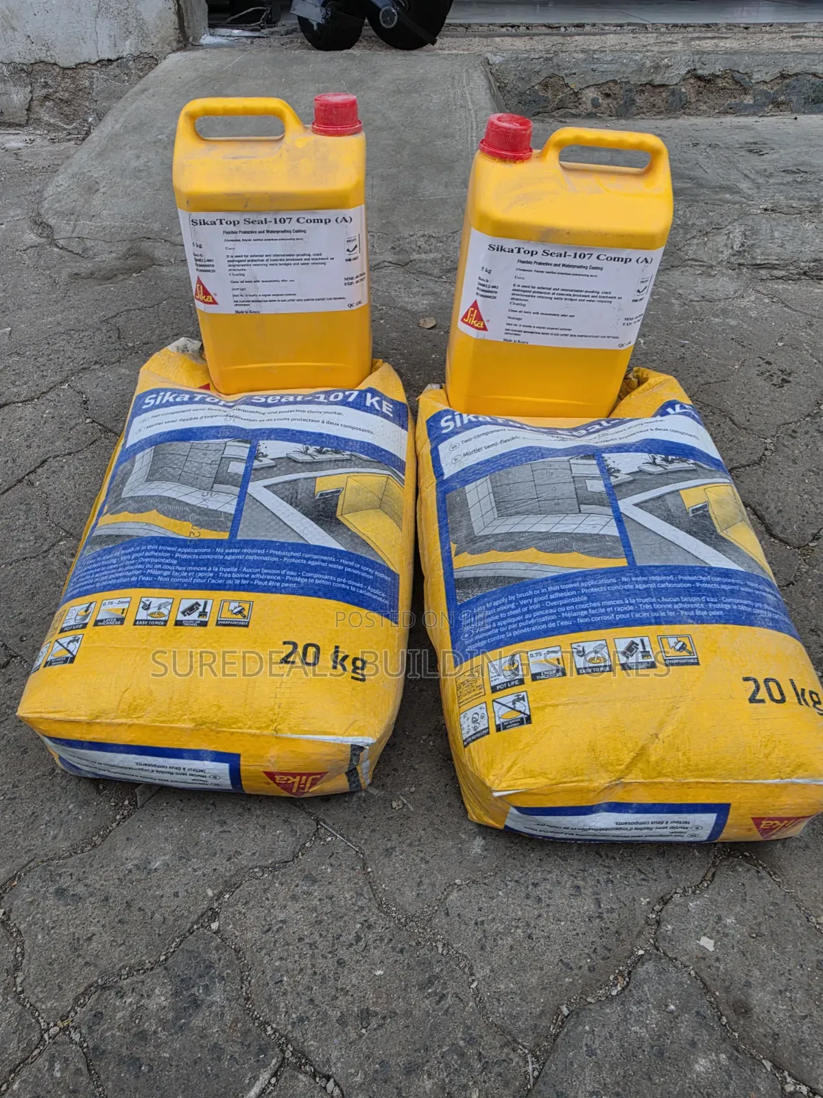 Sika Top Seal Compound (A) & (B).