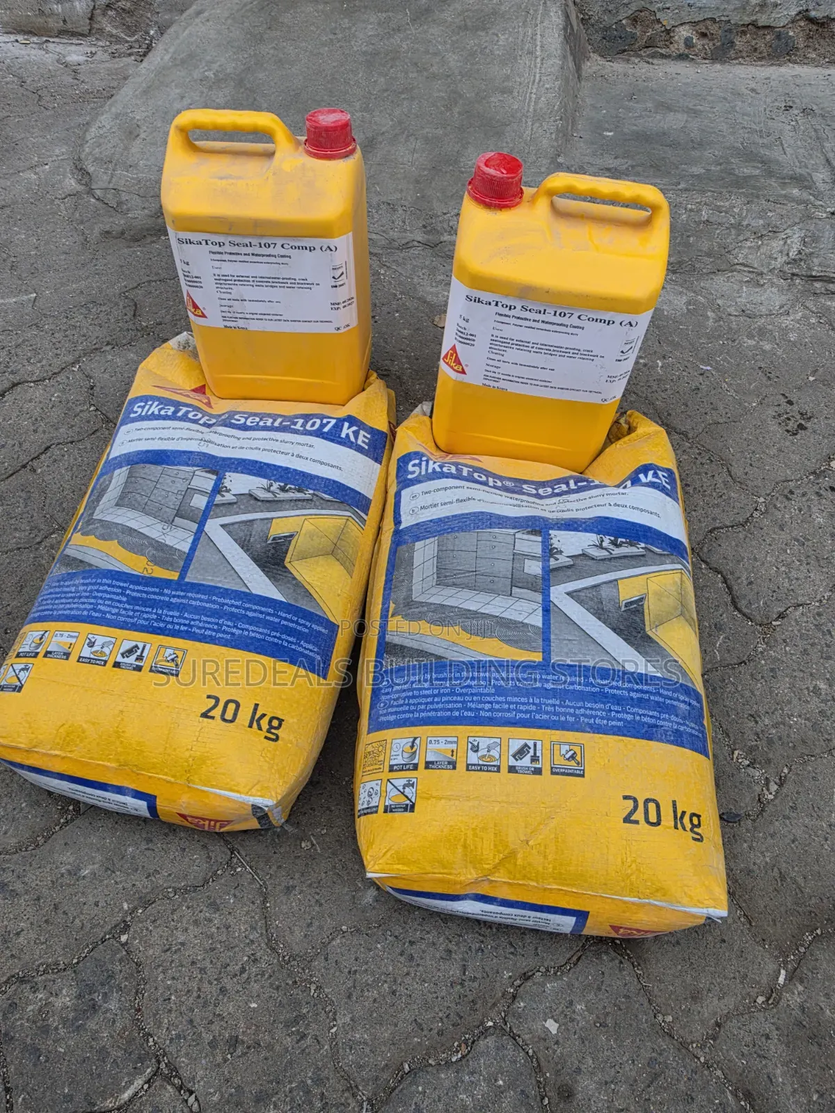 Sika Top Seal Compound (A) & (B).