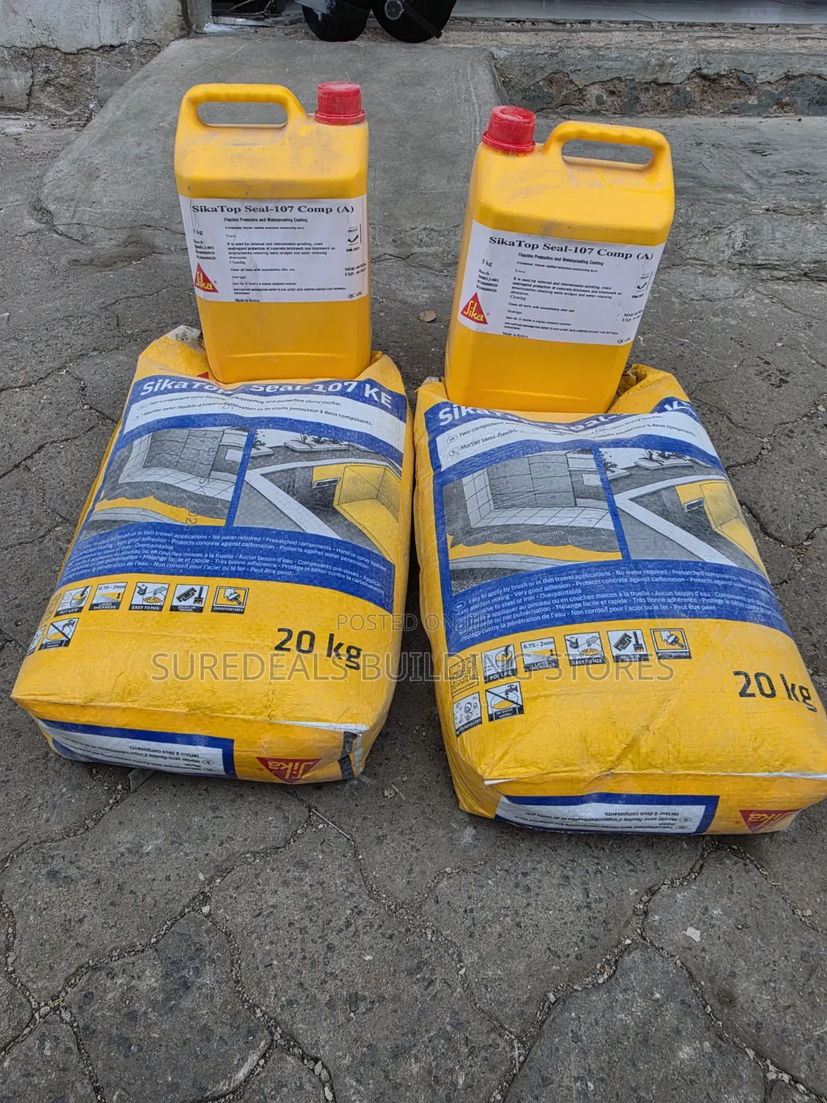 Sika Top Seal Compound (A) & (B).