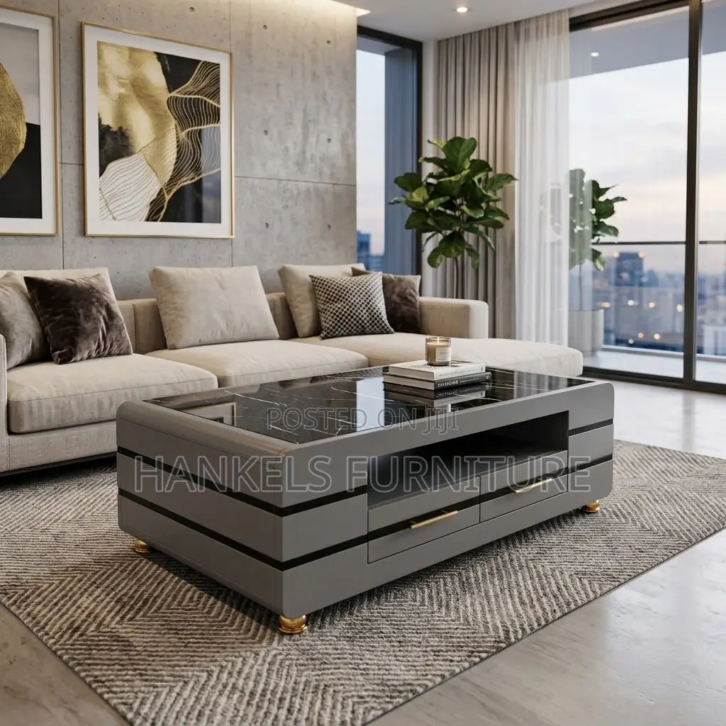 Elegant Living Room Coffee Table