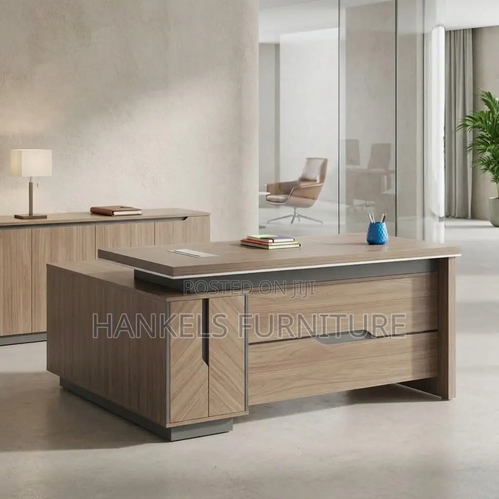 Modern 1.6m L-Shaped Executive Desk